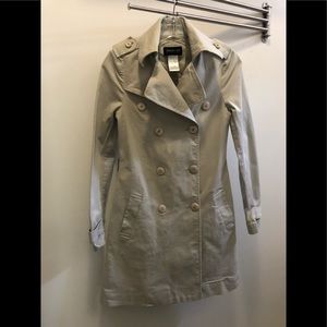 Patrizia Pepe Tan Trench Coat Size 12